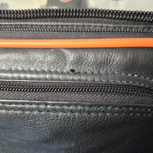 Vintage Harley Davidson Leather Motorcycle Backpack - 105th Anniversary Edition - Picture 11 of 14